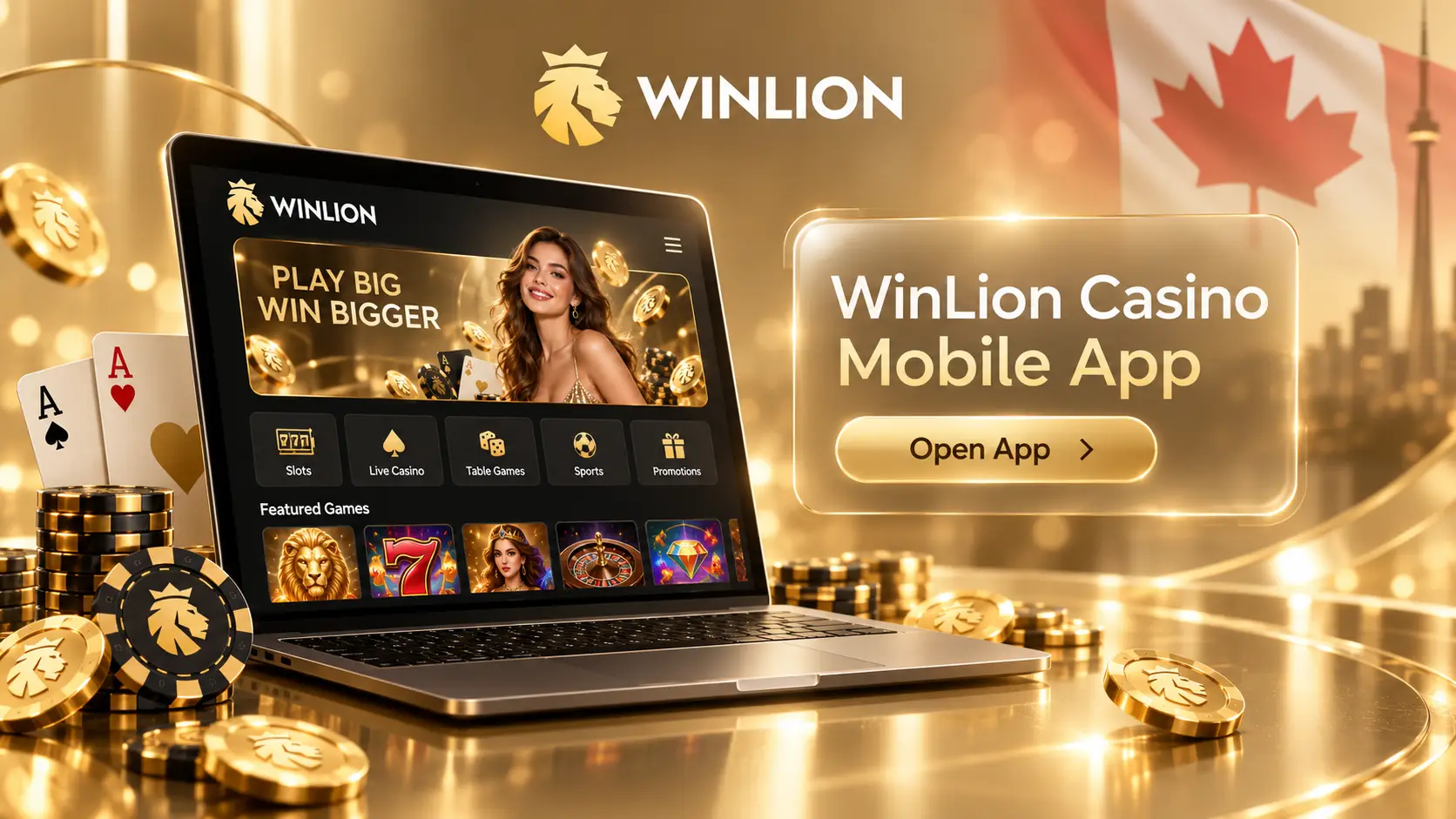 WinLion Casino Mobile App